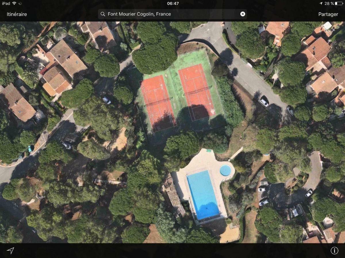 Agreable Studio Proche Sttropez Piscine Et Tennis Gassin Exteriör bild